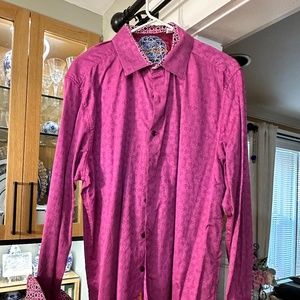 Robert Graham L/S X-Large Fuchsia